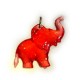 Charm red elephant