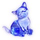 Kotek siedzący niebieski