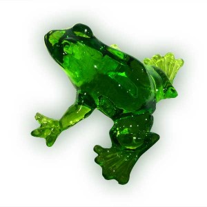 Dark green frog