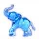 Слон стоящий синий